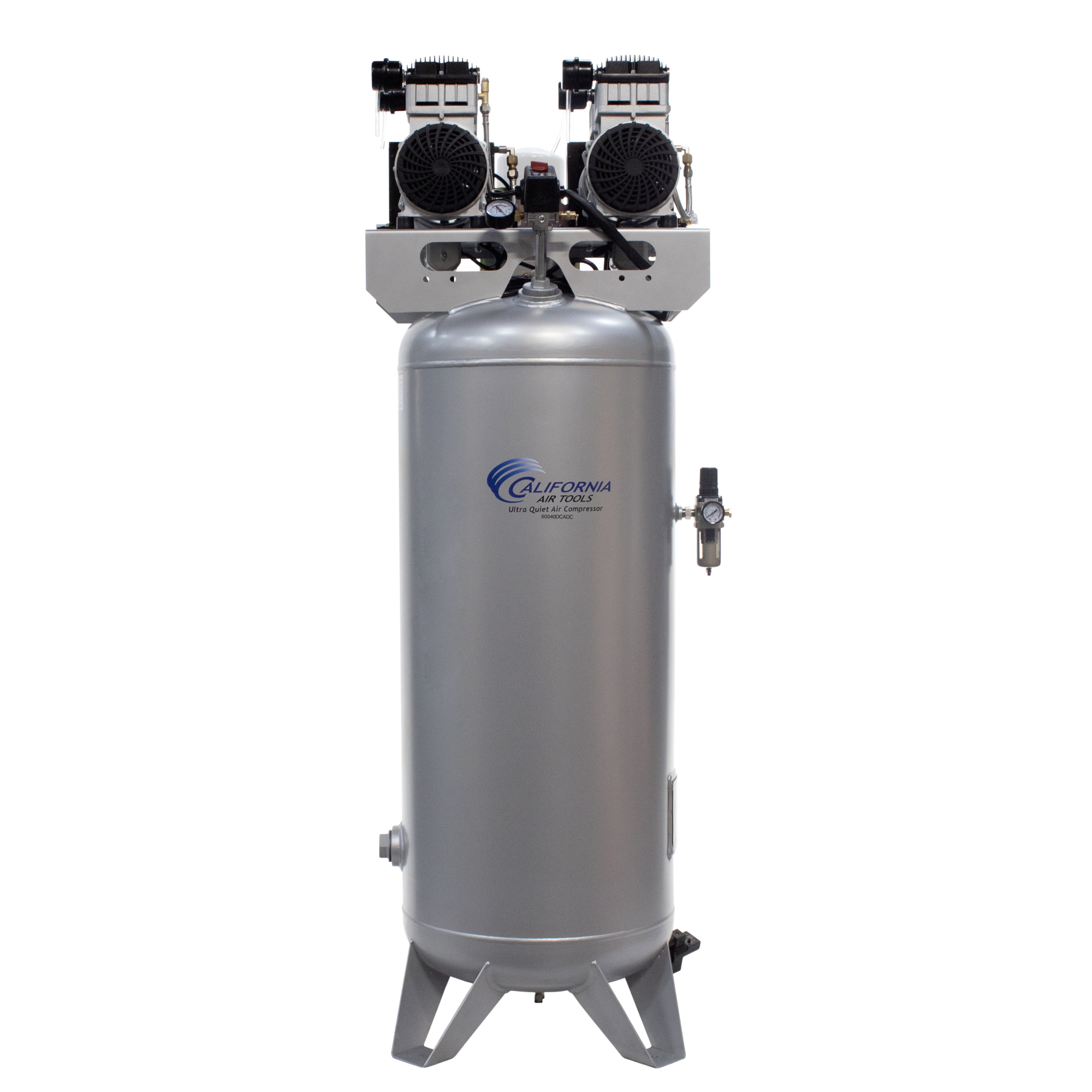 California Air Tools, 60 Gal 4 Hp Air Drying Automatic Drain, Horsepower 4 HP, Air Tank Size 60 Gal, Volts 220 Model# 60040DCADC